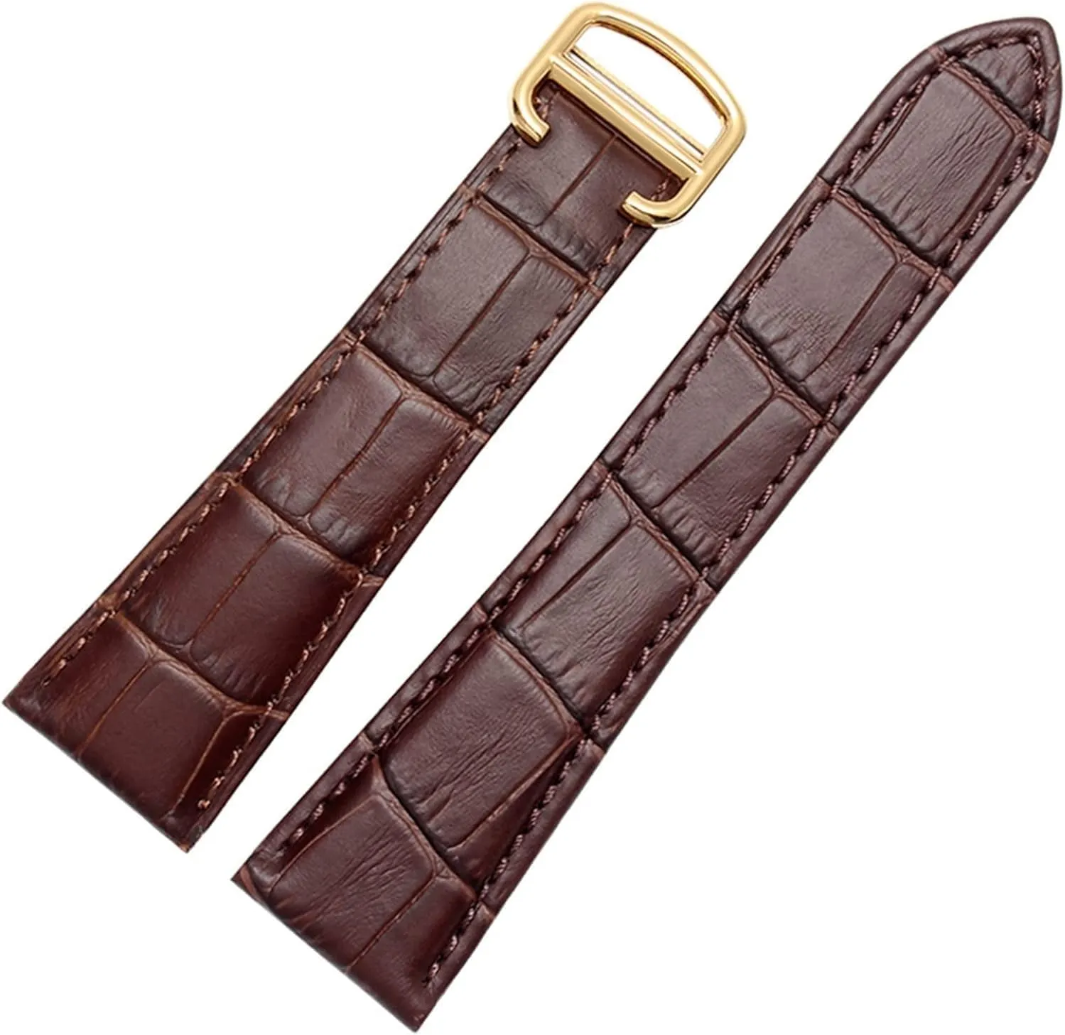 Watch Strap For Cartier Tank Genuine Leather Watch Band Men's Claire Leather Belt London Solo Mechanical Watch Accessories 25mm