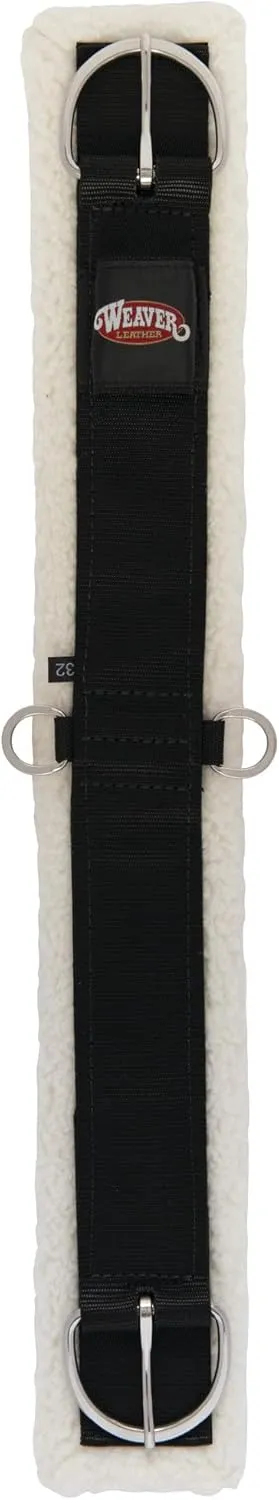 Weaver Leather 35-2385-BK-26 Merino Wool Lined Straight Cinch