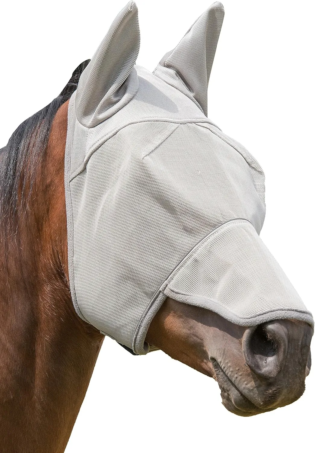 Weaver Leather 35-4100-GY Open Ear Fly Mask with Xtended Life Closure System