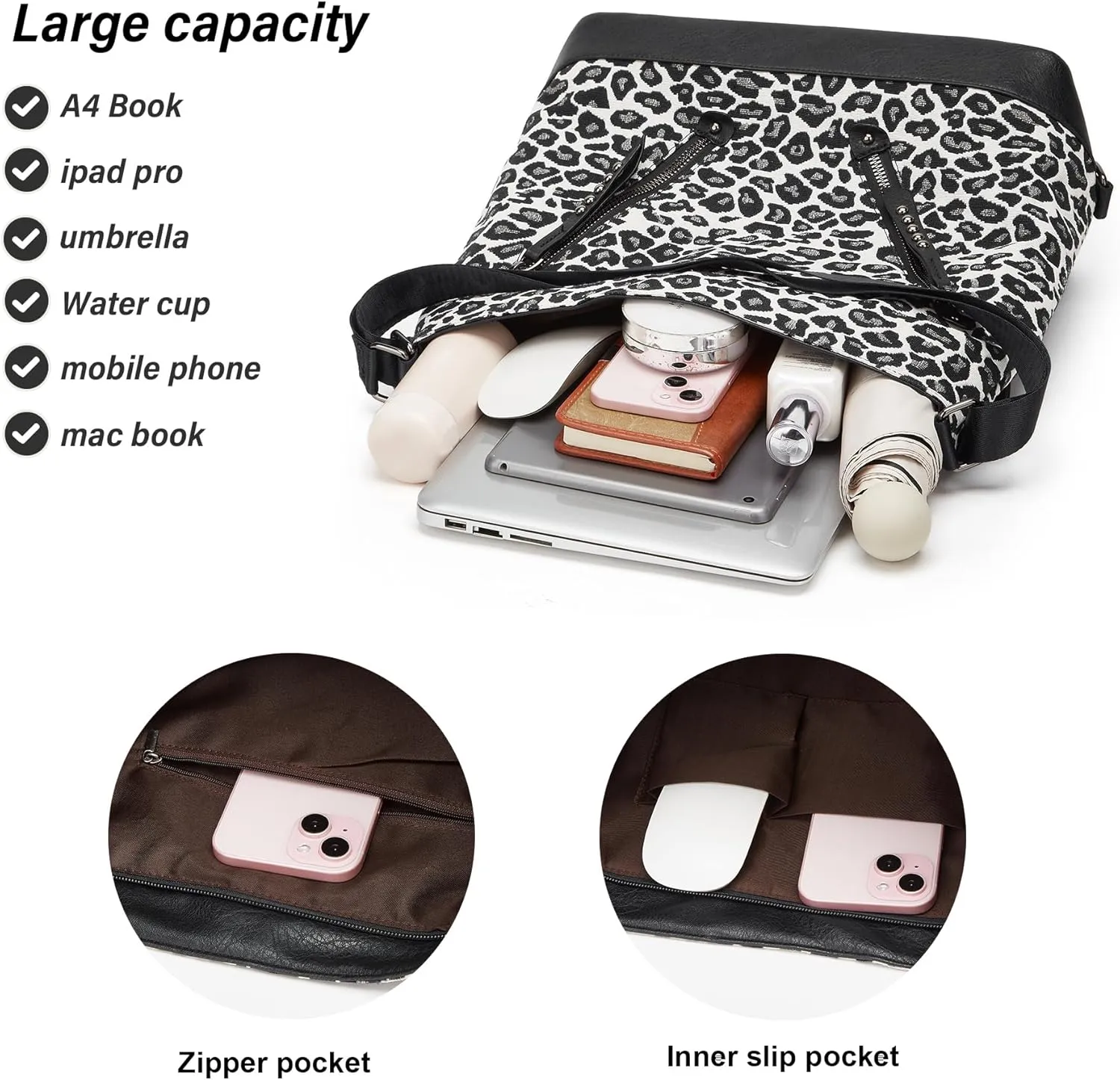 Women Fashion Handbags Wallet Tote Bag Shoulder Bag Top Handle Satchel Purse Set