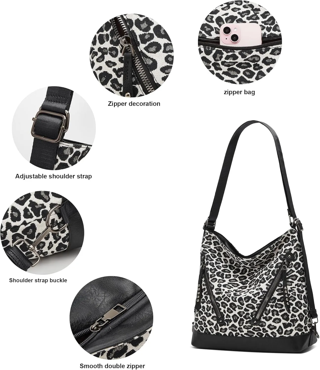 Women Fashion Handbags Wallet Tote Bag Shoulder Bag Top Handle Satchel Purse Set