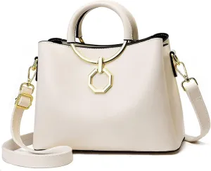Women Handbags Large Capacity Top Handle Handbag Tote Bag with Detachable Leather Shoulder Strap
