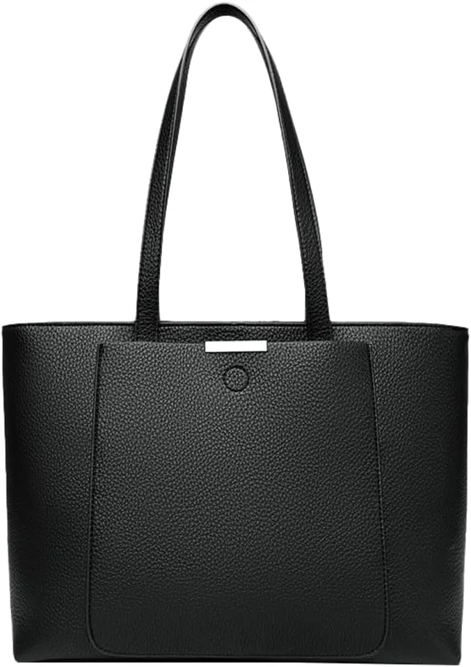 Women Large Vegan Leather Tote Casual Weekender Bag Shopper Top-handle Handbag Travel Shoulder Purse