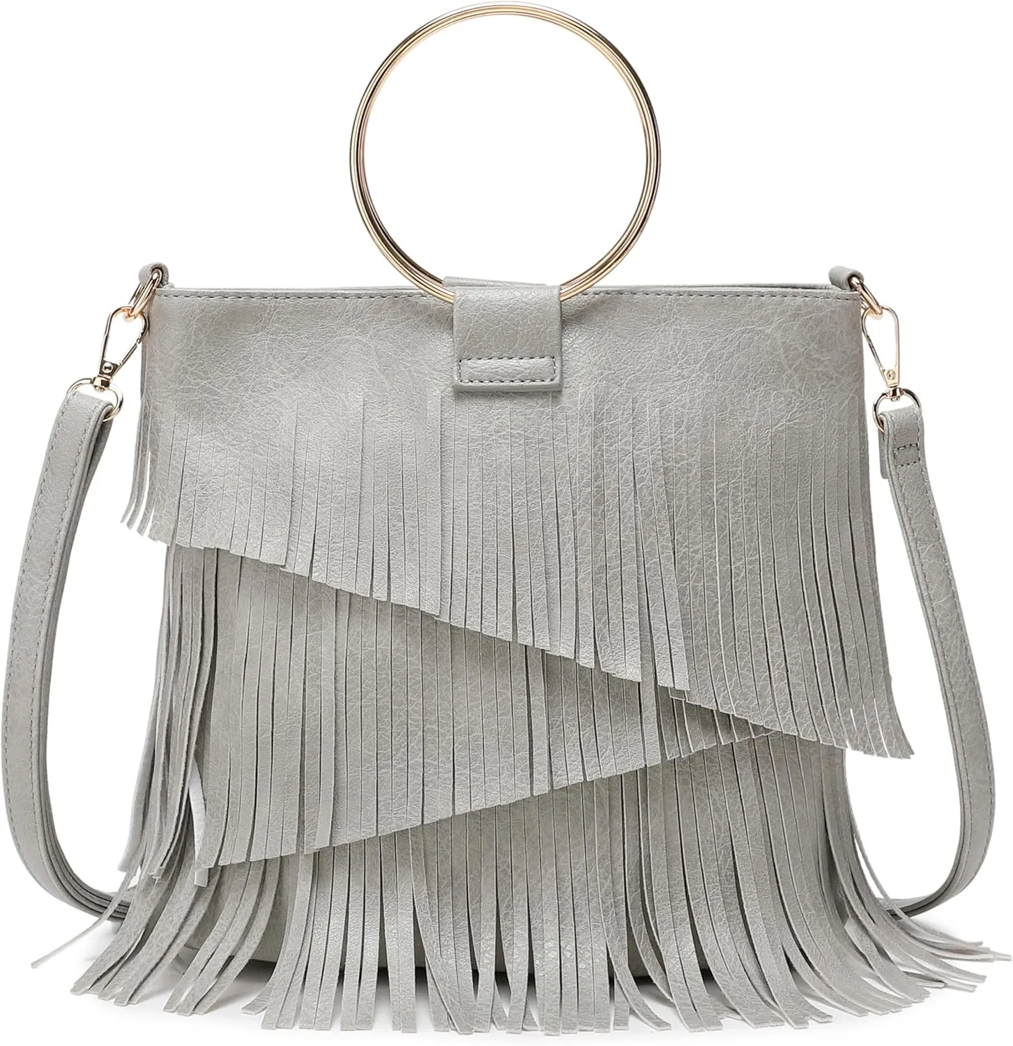 Women's Boho Western Fringe Bracelet Crossbody Purse