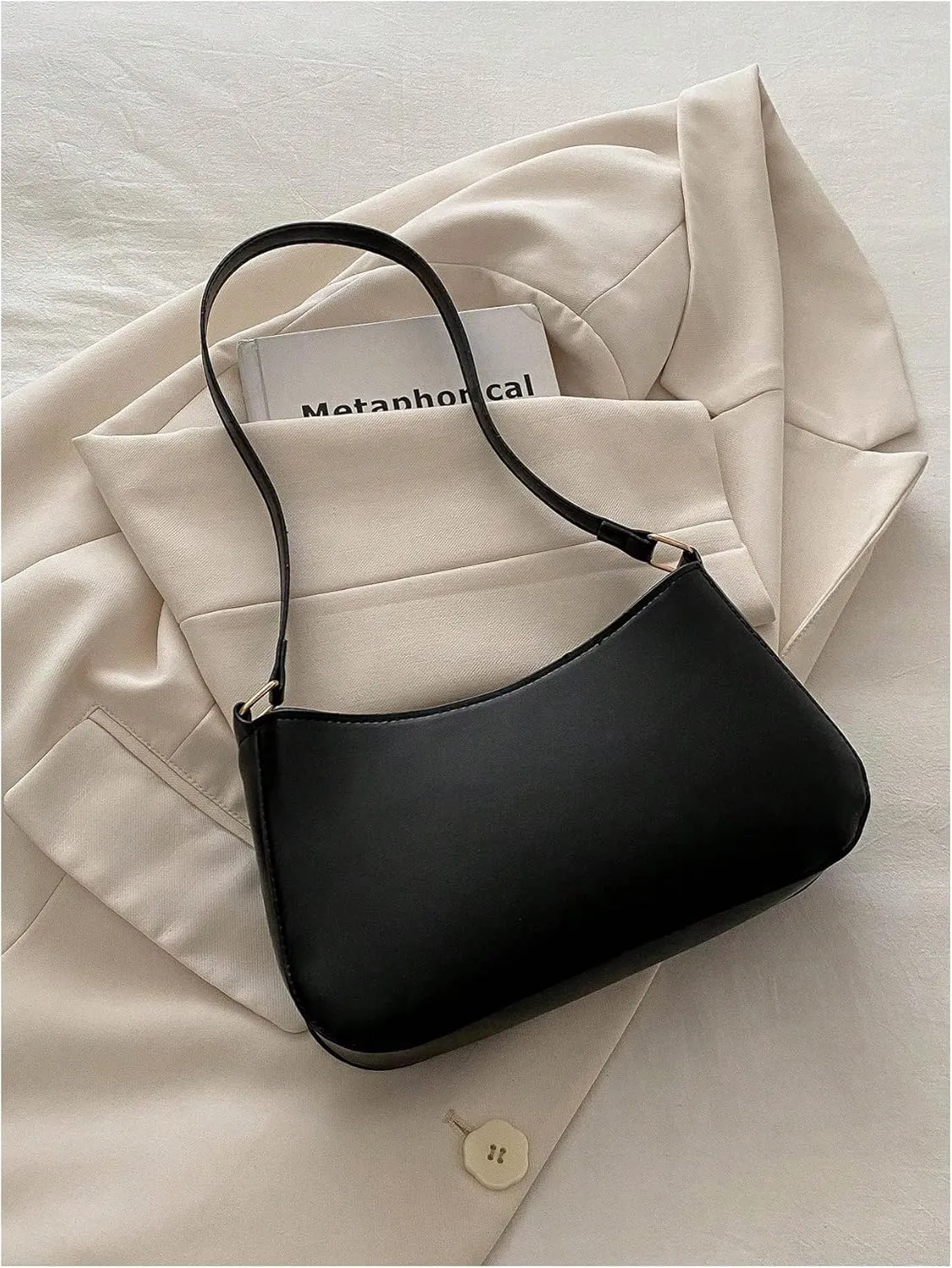 Women's Bowknot Zipper Shoulder Handbag Top Handle Elegant Small Underarm Bags Trendy Purse
