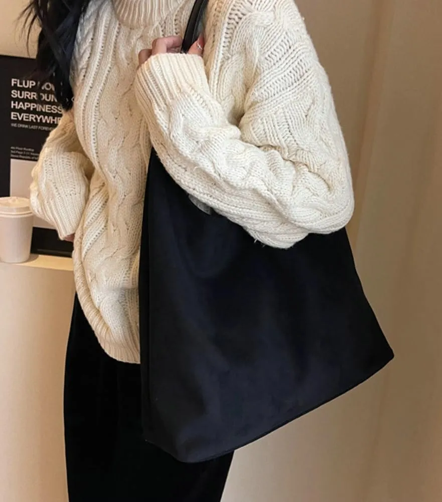 Womens Fashion Shoulder Bags Large Tote Bag Retro Purse Handbag Casual Work Ladies Top Handle Satchel