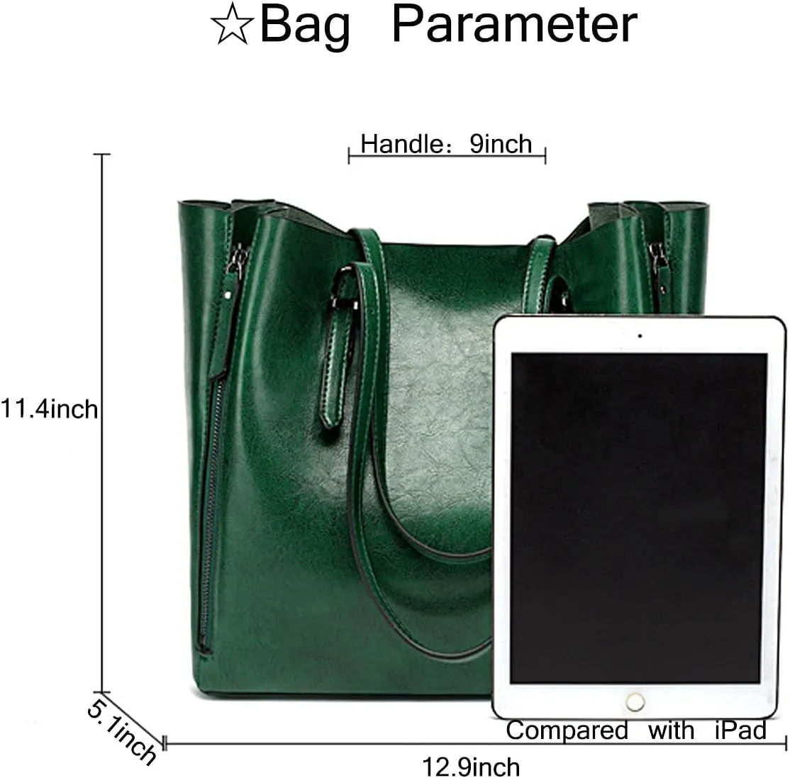 Women’s Leather Handbag Shoulder Bags Work Tote Bag Top Handle Bag Ladies Designer Purses Satchel