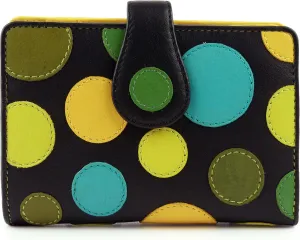 Women's Leather Polka Purse Wallet By Gift Boxed Top Design