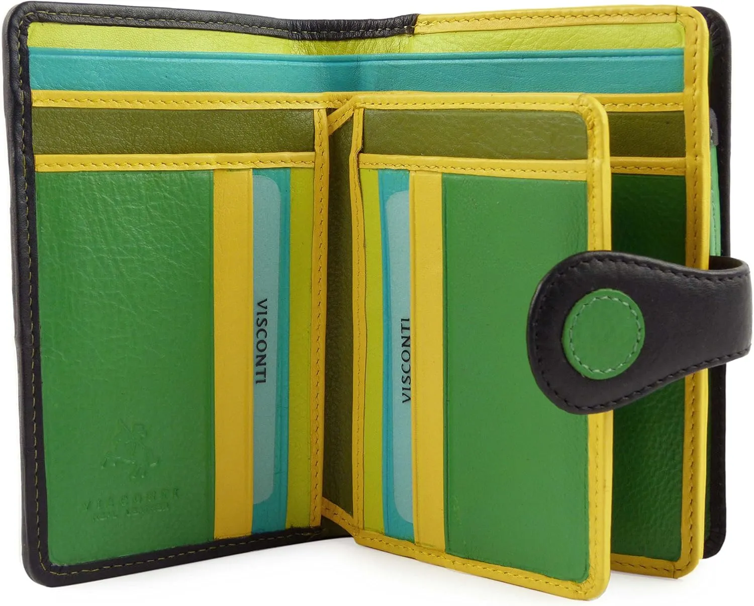 Women's Leather Polka Purse Wallet By Gift Boxed Top Design