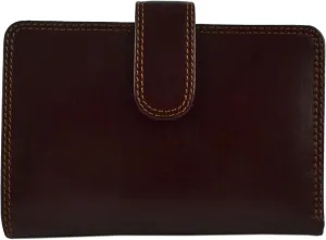 Women's Top Italian Leather Purse Wallet Monza Gift Boxed In 2 Colours