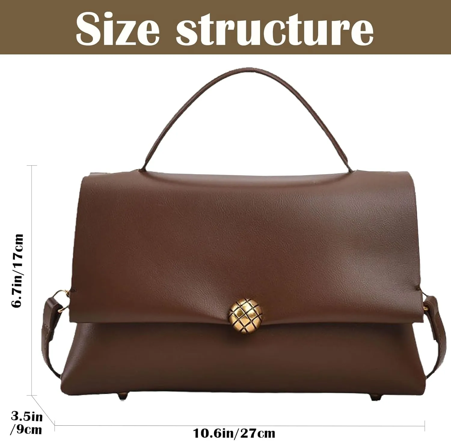 Women's Vintage Top Handle Purse Ladies Crossbody Purses Top Handle Handbags Satchel Bags for Women
