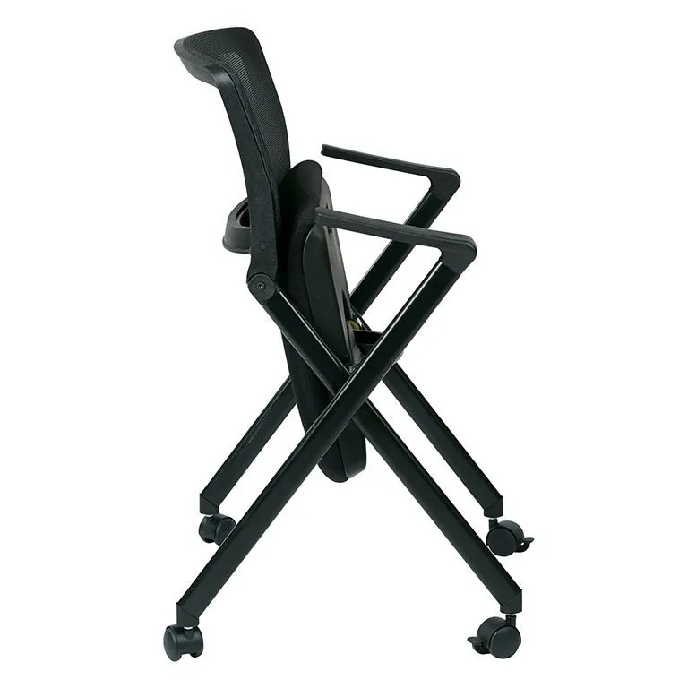 WorkSmart Folding Chair with breathable Mesh Back - FC8483-231