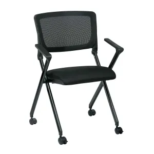 WorkSmart Folding Chair with breathable Mesh Back - FC8483-231