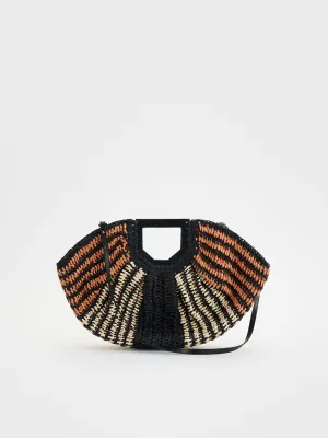 Woven basket bag