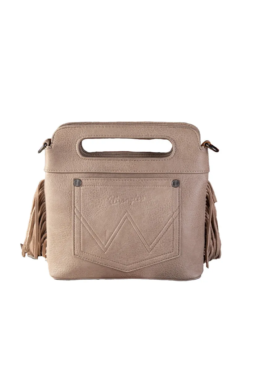 WRANGLER EMBROIDERED FRINGE CROSSBODY BAG (S24/25)