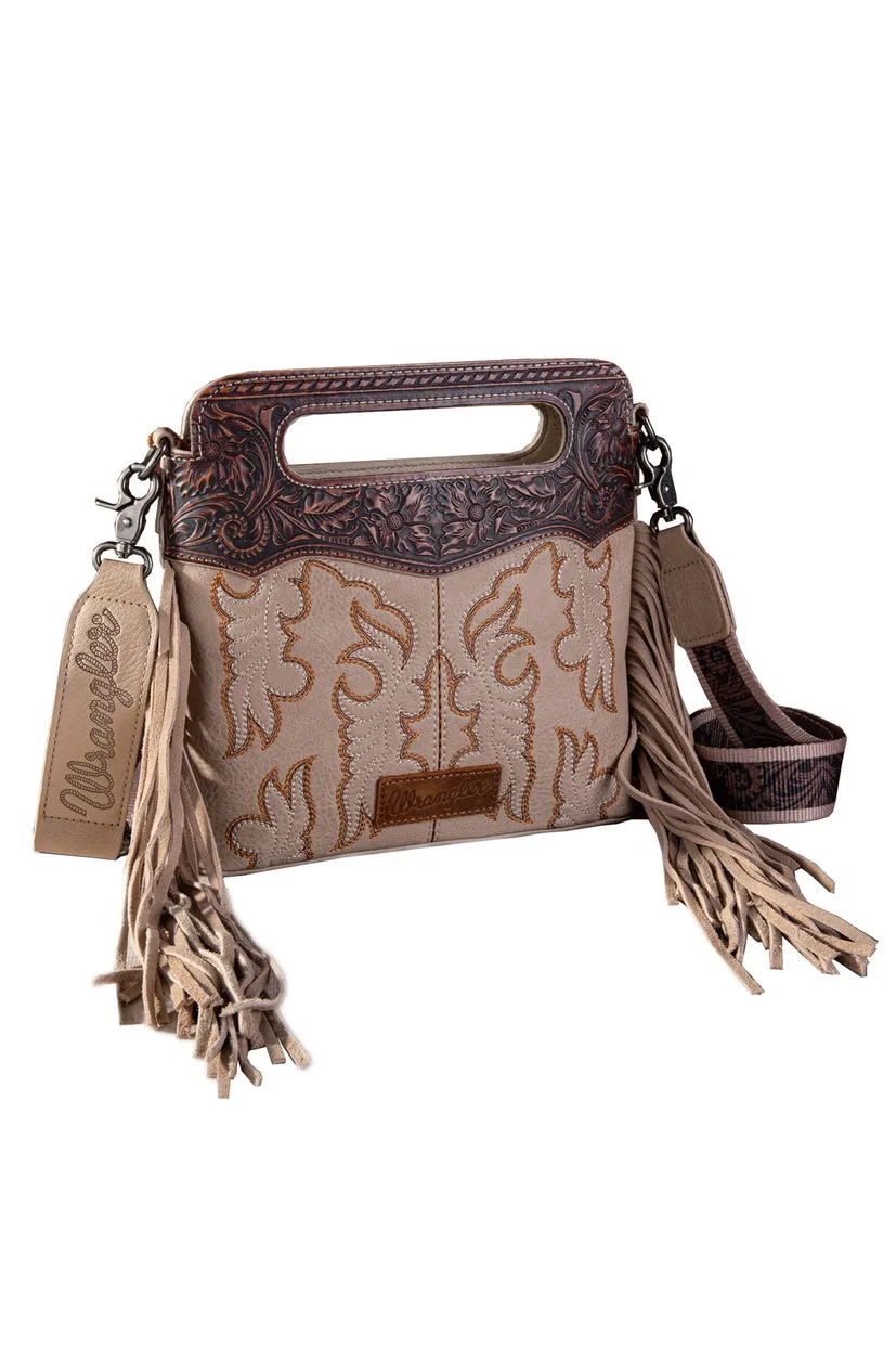 WRANGLER EMBROIDERED FRINGE CROSSBODY BAG (S24/25)