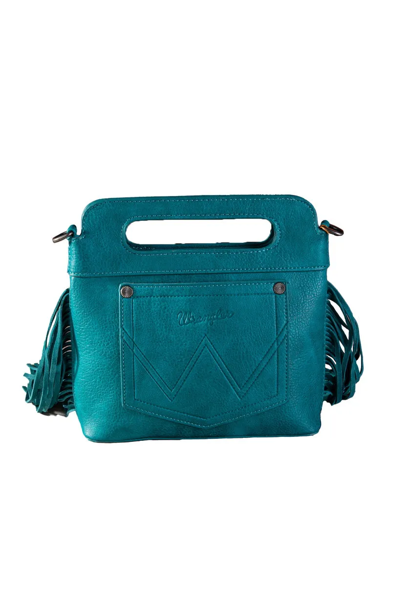 WRANGLER EMBROIDERED FRINGE CROSSBODY BAG (S24/25)