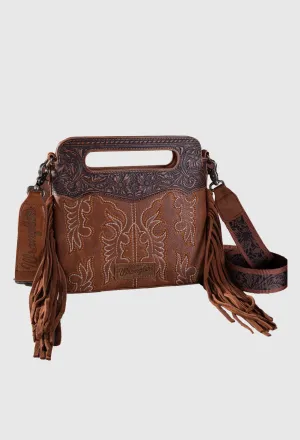 WRANGLER EMBROIDERED FRINGE CROSSBODY BAG (S24/25)