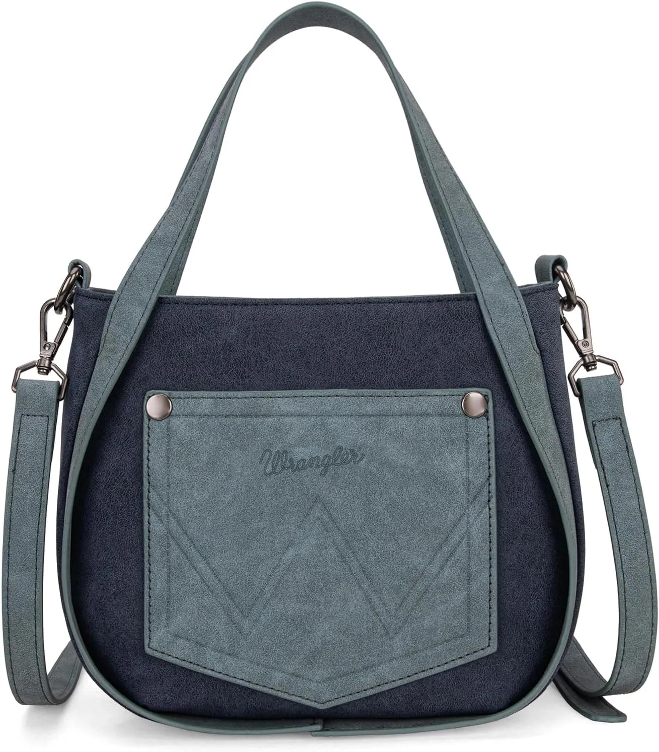 Wrangler Fringe Top-Handle Bag Medium Western Crossbody Purse for Women