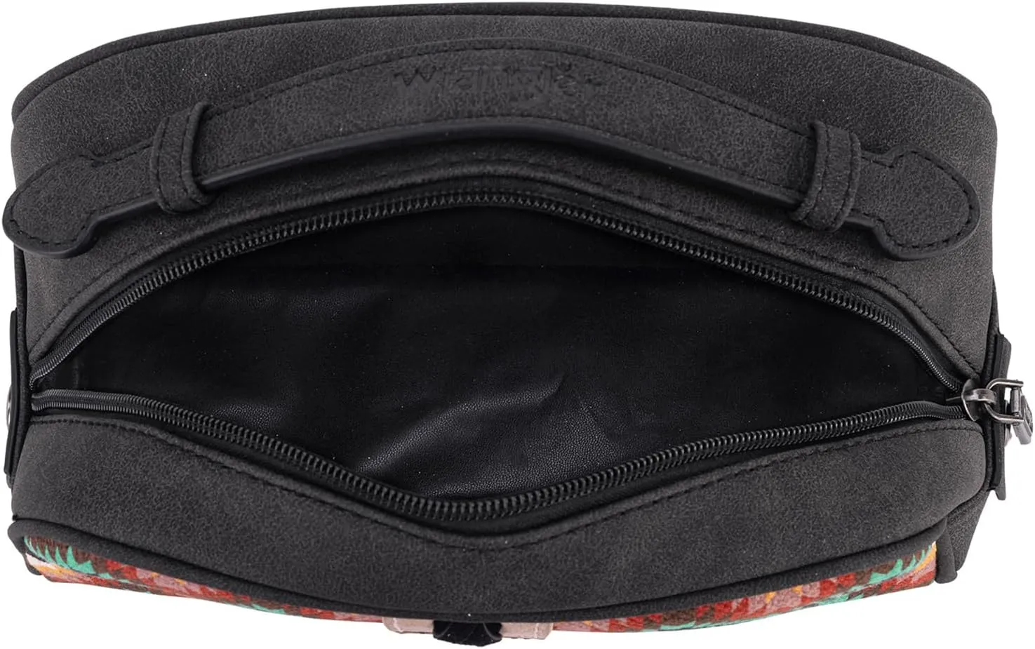 Wrangler Makeup Pouch Bag Mini Western Toiletry Purse Cosmetic Organizer Paisley Travel Pouch for Women