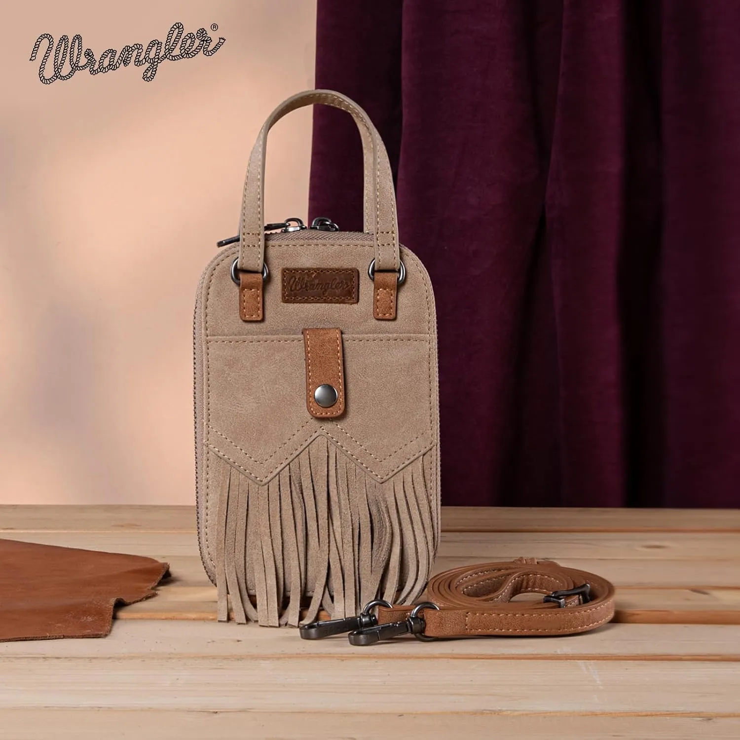 Wrangler Mini Cellphone Purse Crossbody Phone Bag for Women