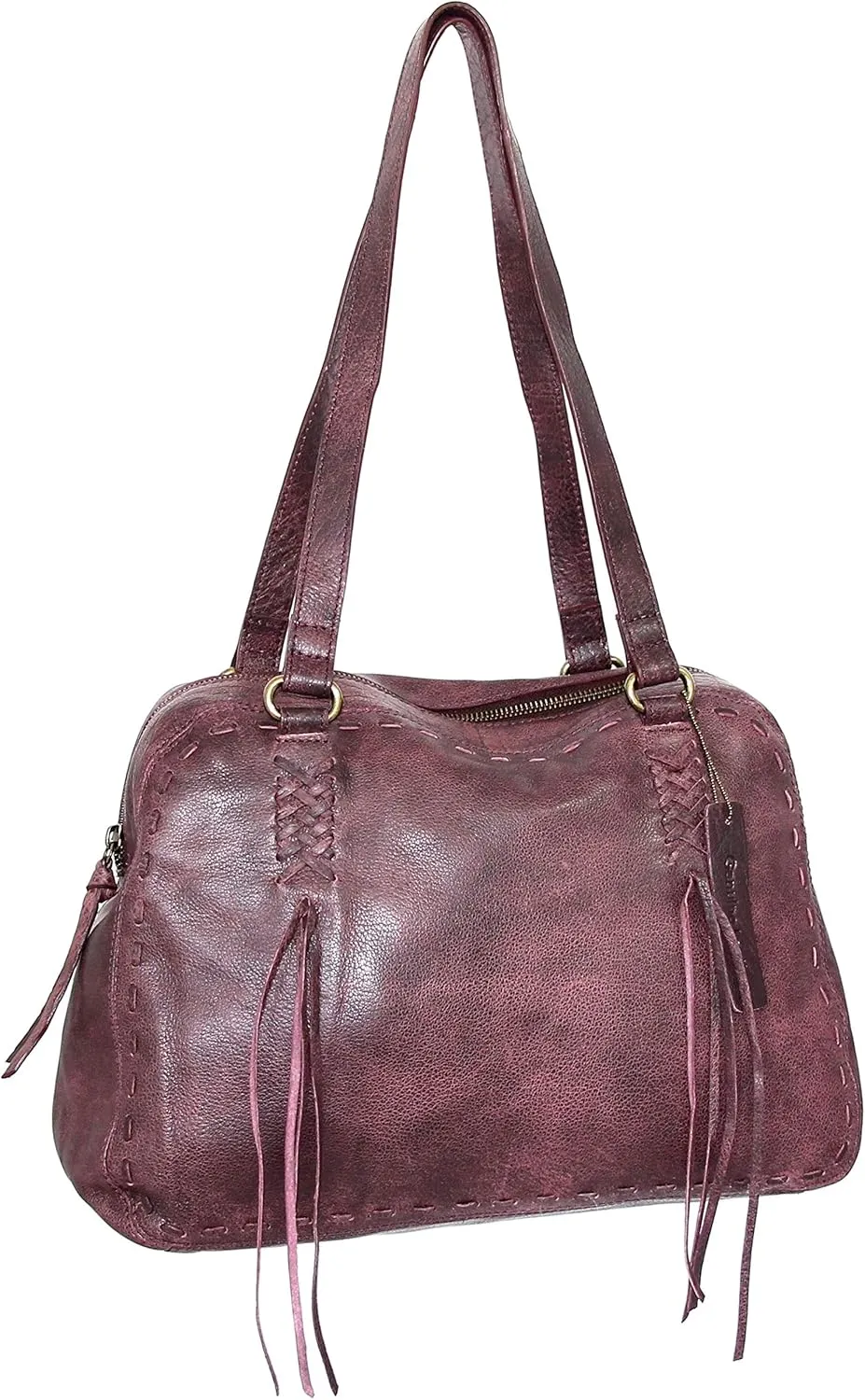 Yara Leather Bowler Bag