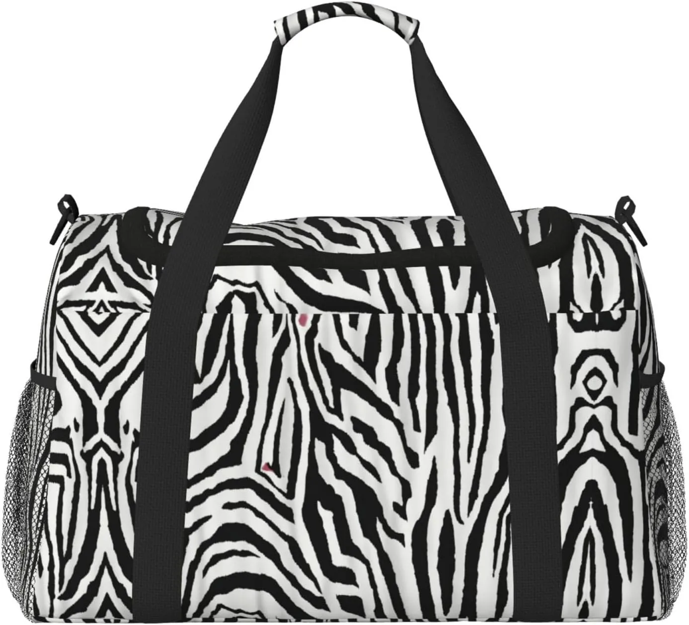 Zebra Print print Weekender Overnight Carry On Bag Gym Luggage Bag Duffel Bag for Travel Women