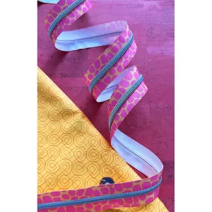 Zipper Tape - Pink Pebble